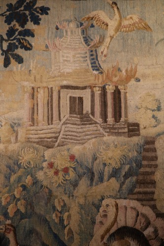 XVIIIe siècle - Tapisserie d’Aubusson du XVIIIe siècle représentant un paysage