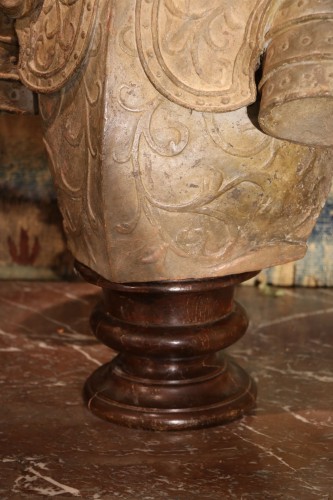 XVIIIe siècle - Buste en terre cuite représentant Charles- Henri de Lorraine