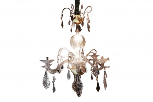 Liège chandelier in crystal and cut glass