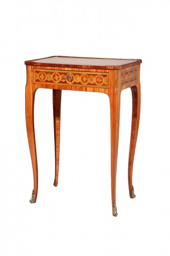 Small inlaid table stamped Nicolas Petit