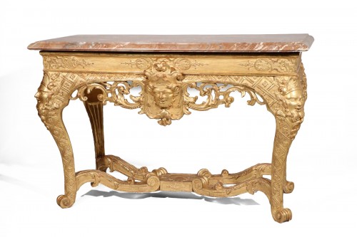 An exceptional console from the Louis XIV period