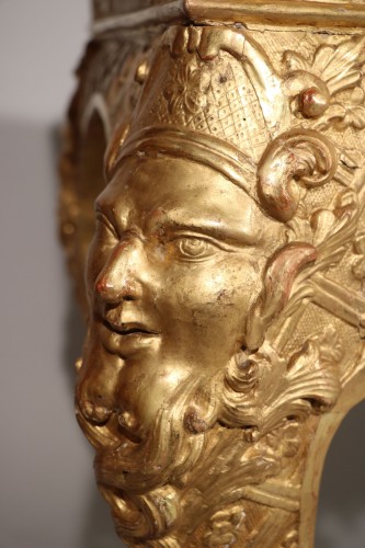 XVIIIe siècle - Console d'époque Louis XIV