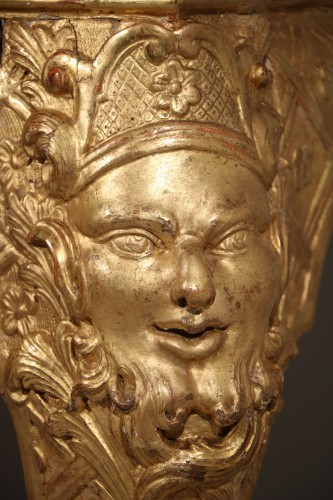 Antiquités - Console d'époque Louis XIV
