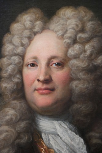 XVIIIe siècle - Portrait en buste de trois quart d’un gentilhomme