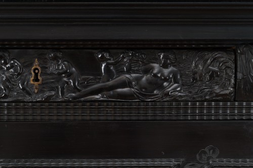Furniture  - 17th century Ebony cabinet