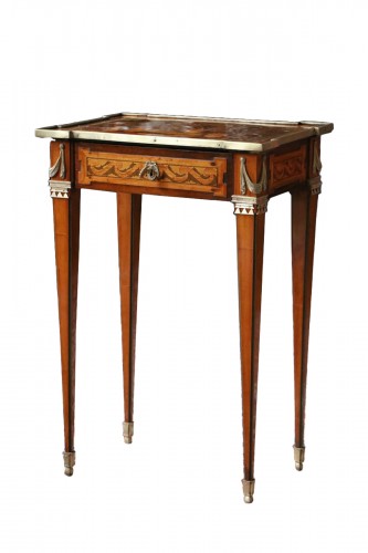 Small inlaid table attributed to Charles Topino