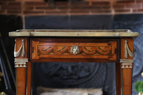 Small inlaid table attributed to Charles Topino - 