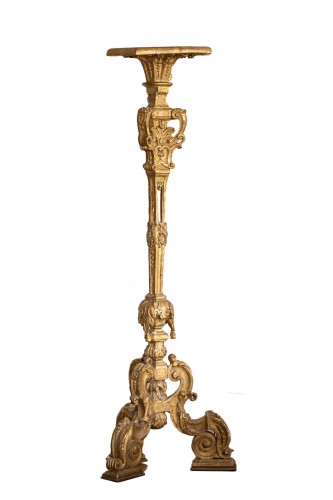 Rare torch-stand, Louis XIV period