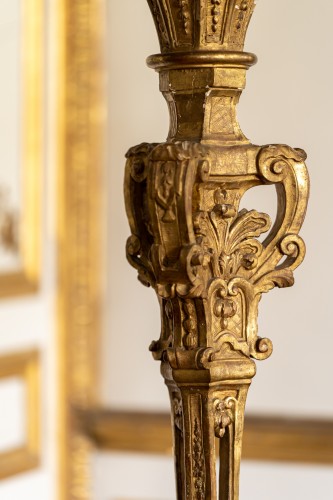 Rare torch-stand, Louis XIV period - Furniture Style Louis XIV