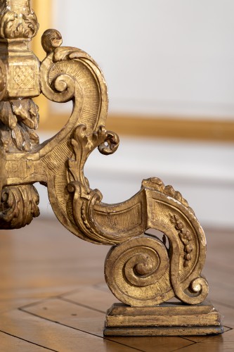 Furniture  - Rare torch-stand, Louis XIV period