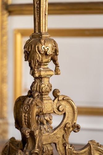 Rare torch-stand, Louis XIV period - 