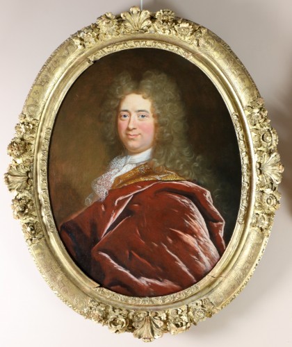 Tableaux et dessins Tableaux XVIIIe siècle - Paire de portraits - Gaspard Rigaud (1661 - 1705)