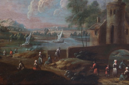 Paintings & Drawings  - Matthys Balen (1684; 1766) - Animated landscape