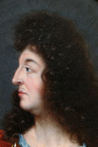 XVIIIe siècle - Louis XIV en empereur romain - Ecole française du XVIIIe d'après Pierre Mignard,