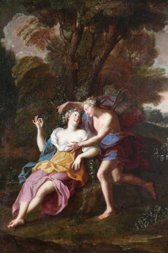 Paintings & Drawings  - attributed to Noel Coypel (1628 - 1707). Zéphyr and Flora around 1700