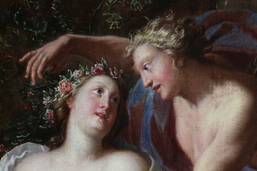 XVIIe siècle - Zéphyr et Flore vers 1700 - Attribué à Noël Coypel (1628 - 1707)