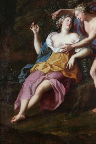 Louis XIV - attributed to Noel Coypel (1628 - 1707). Zéphyr and Flora around 1700