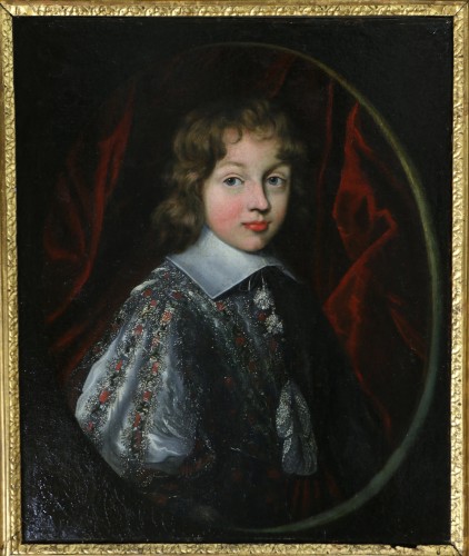 Portrait d’un jeune prince - Aattribué à Justus Sustermans (1597 - 1681)  - Tableaux et dessins Style Louis XIII