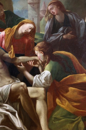 Tableaux et dessins Tableaux XVIIe siècle - Ecole française du début du 17e siècle, la déploration du Christ