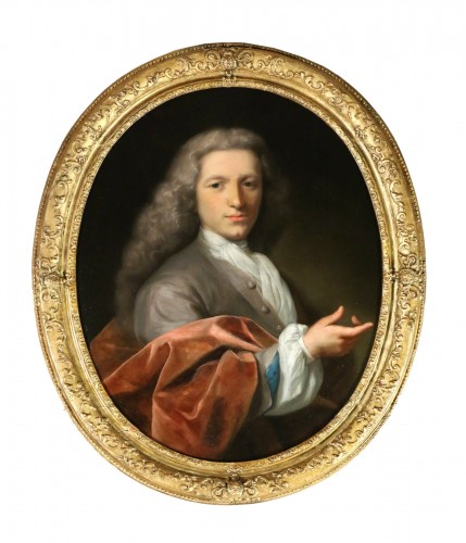 portrait d’un jeune homme - Jan Maurits Quinkhardt (1688 -1772) Ecole hollandaise du XVIIIe siècle, portrait