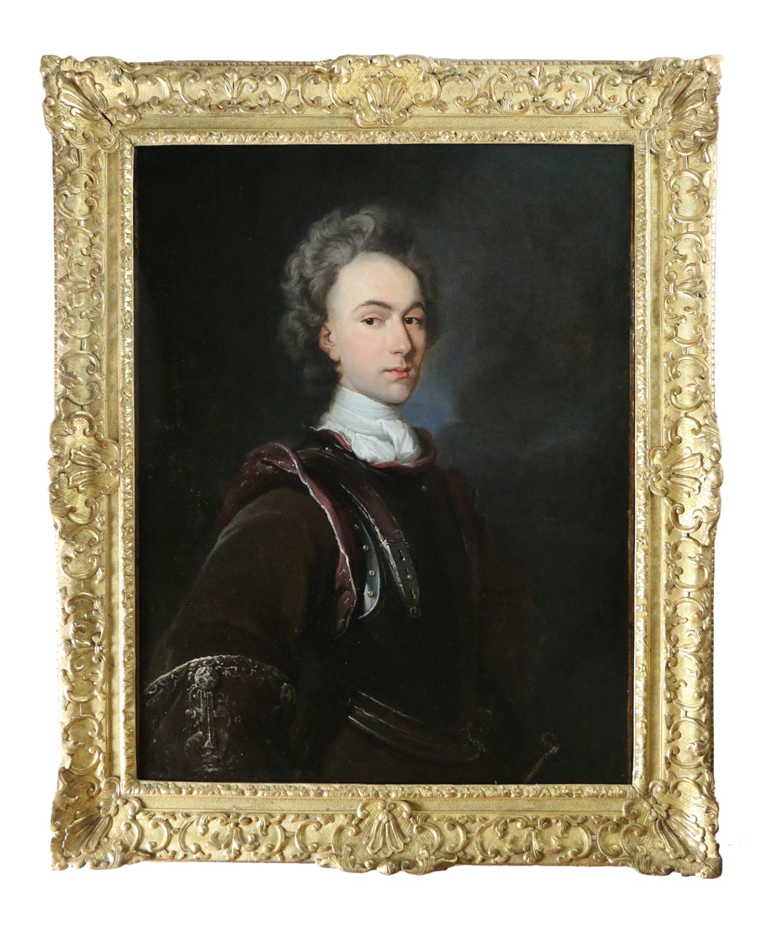 Henri Millot (born in Paris, died in 1759) Portrait of a young gentleman Ref.102662 1759