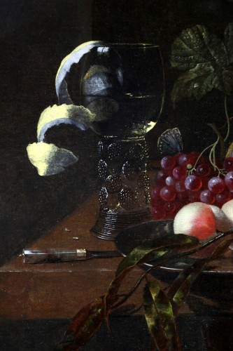 Riche Nature morte sur un entablement - Juriaen van Streeck (1632 - 1687) Siècle d’or hollandais - Galerie PhC