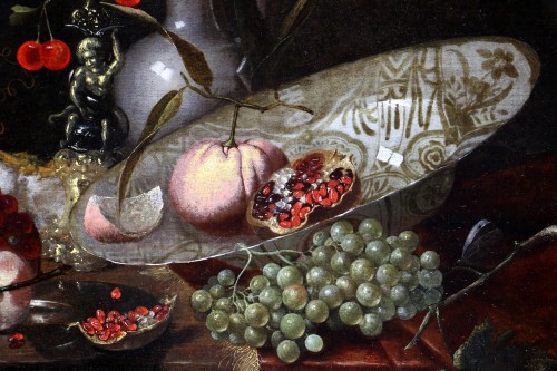 Louis XIV - Riche Nature morte sur un entablement - Juriaen van Streeck (1632 - 1687) Siècle d’or hollandais