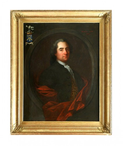 Portrait d'un jeune Marquis - Ecole française du XVIIIe siècle entourage de Louis Tocqué (1696-1772)