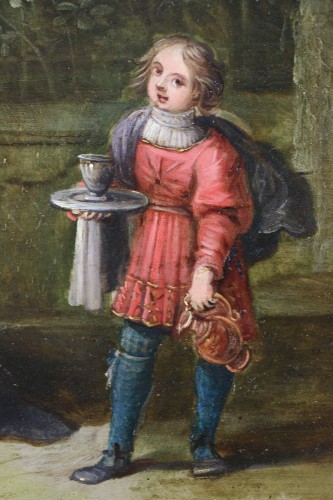 Louis XIII - Abraham Willemsens (mort à Anvers en 1672) - Sainte Elizabeth, Reine de Hongrie