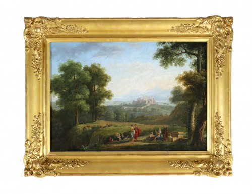 Neoclassical landscape circa 1800 - Workshop  Henri de Valenciennes (1750 to 1819) 