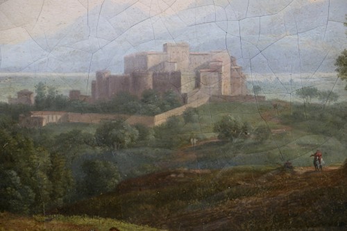 Neoclassical landscape circa 1800 - Workshop  Henri de Valenciennes (1750 to 1819)  - Directoire
