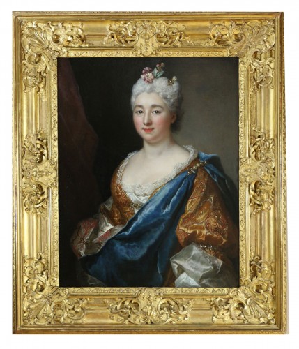 Nicolas de Largillière ou Largillierre (1656-1746) - Portrait d’une jeune femme