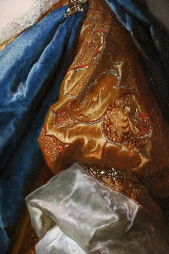 Nicolas de Largillière (1656-1746) Portrait of a young woman of quality  - 