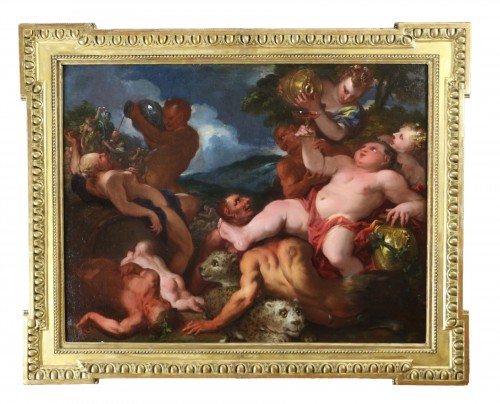 Dandini Pietro ou Pier (1646-1712)(1646-1712) -Bacchus, bacchanal around