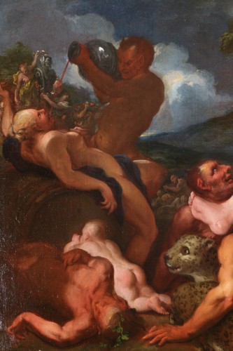 Antiquités - Dandini Pietro ou Pier (1646-1712) - Bacchus, bacchanale vers 1690