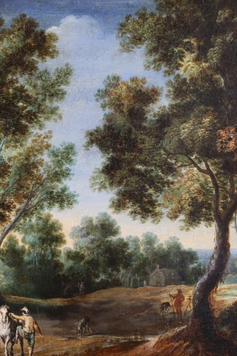 Jan Wildens (1585 - 1653)  Animated landscape - 