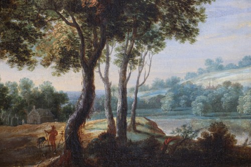 Jan Wildens (1585 - 1653)  Animated landscape - Louis XIII