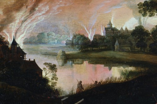 Louis XIII - Ecole flamande du début du 17e siècle, La révolte des villageois