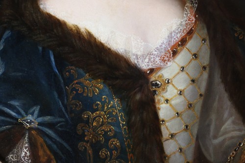 Tableaux et dessins Tableaux XVIIe siècle - Marie Anne de Bourbon, fille de Louis XIV, attribué à François de Troy (1645 -1730)
