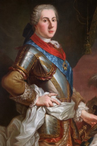 Tableaux et dessins Tableaux XVIIIe siècle - Portrait de Louis de France - Attribué à Louis Michel Van Loo (1707 - 1771)
