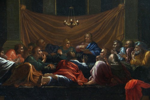 Nicolas Poussin (1594; 1665) After. The Last Supper, from the 17th century - 
