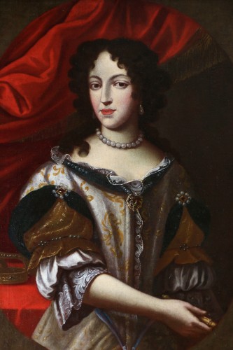 Paintings & Drawings  - Jan Tricius (1620 -1698) Portrait of Maria Casimir (future queen of Poland)