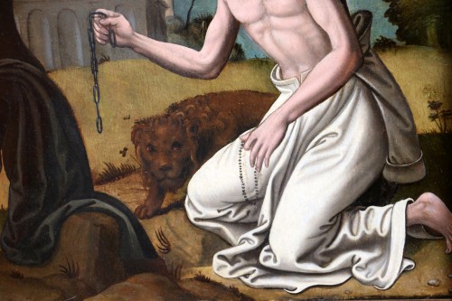Saint Jérôme vers 1520-1530 -  Attribué à Simon de Châlons (1500-1561) - Galerie PhC