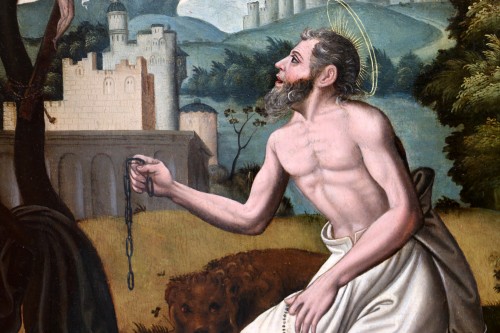 <= 16th century - Saint Jerome around 1520-1530 - Attributed to Simon de Châlons (1500-1561)
