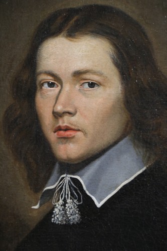 XVIIe siècle - Portrait d’un jeune homme daté 1651, attribué à Bartholomeus van der Helst (1613-1670) 