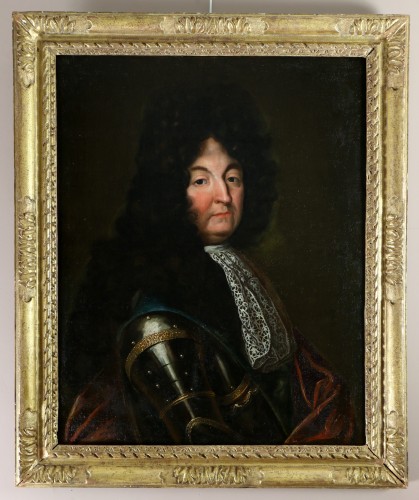 Portrait of Louis XIV - Henri Testelin the younger (1616-1695) and workshop - Paintings & Drawings Style Louis XIV