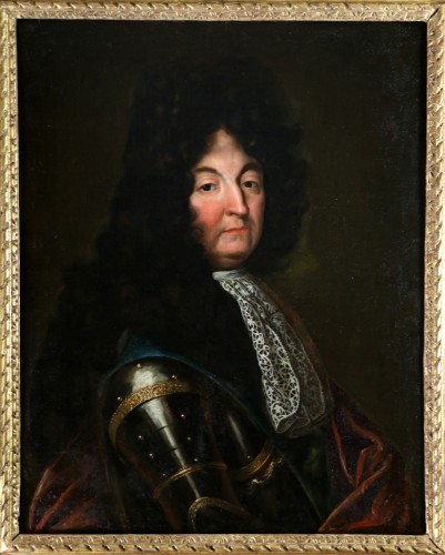 Tableaux et dessins Tableaux XVIIe siècle - Portrait de Louis XIV - Henri Testelin le jeune (1616-1695) et atelier