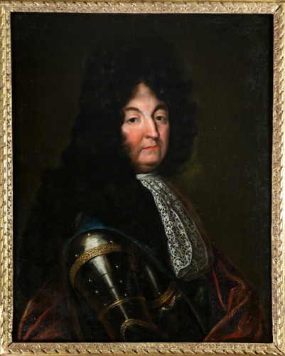 Paintings & Drawings  - Portrait of Louis XIV - Henri Testelin the younger (1616-1695) and workshop