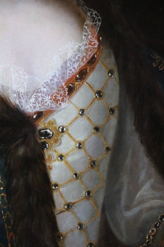 Paintings & Drawings  - Portrait of Marie Anne de Bourbon,, attributed to François de Troy 
