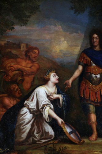 Vernansal Guy Louis (1648-1729) Louis XIV, the surrender of Marseille - Paintings & Drawings Style Louis XIV